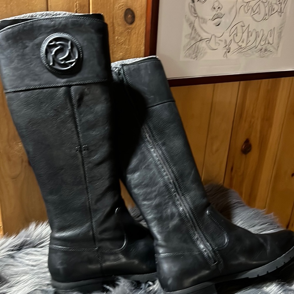 Rockport tall black boots